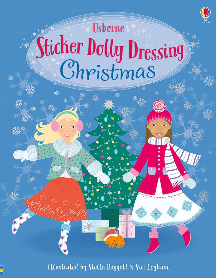 Usborne- Sticker Dolly Dressing Christmas - The Toy Shop