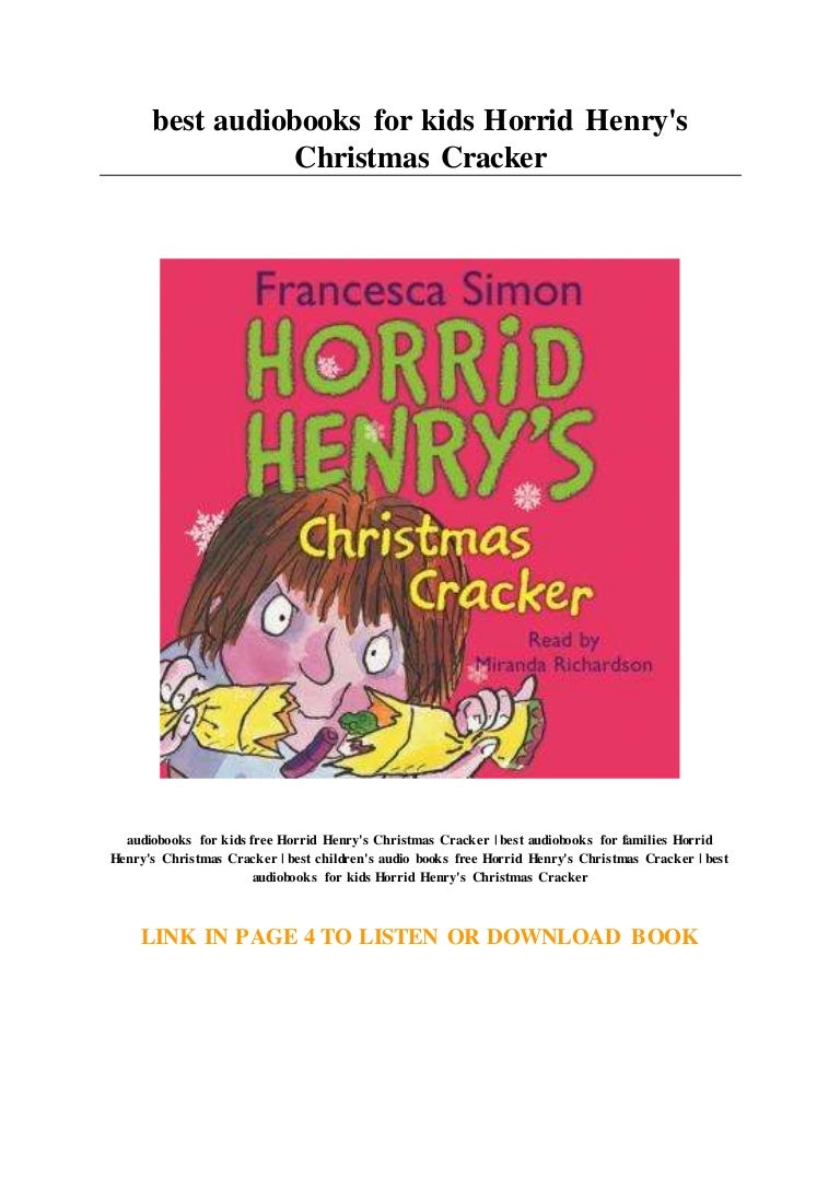 best audiobooks for kids Horrid Henry's Christmas Cracker
