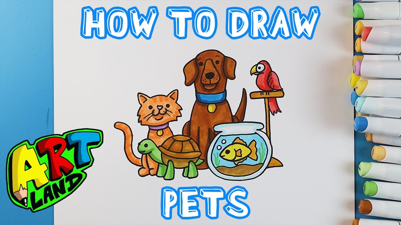 How to Draw PETS!!! - YouTube