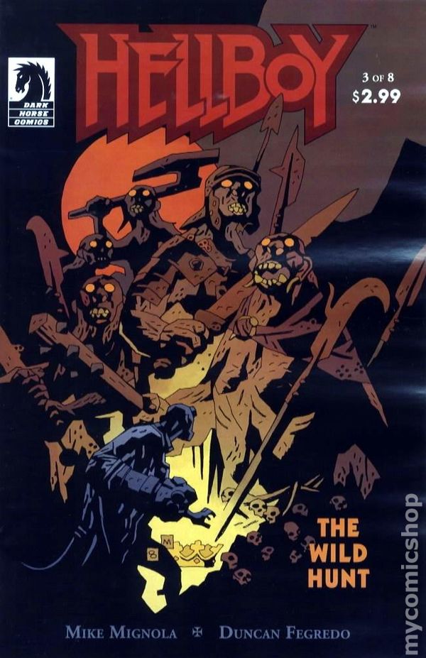 Hellboy The Wild Hunt (2008 Dark Horse) comic books