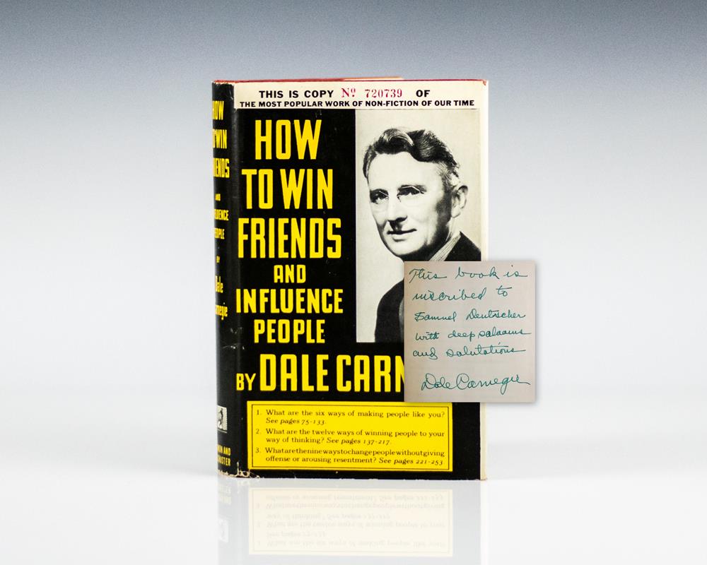 How to Win Friends and Influence People. - Raptis Rare Books | Fine